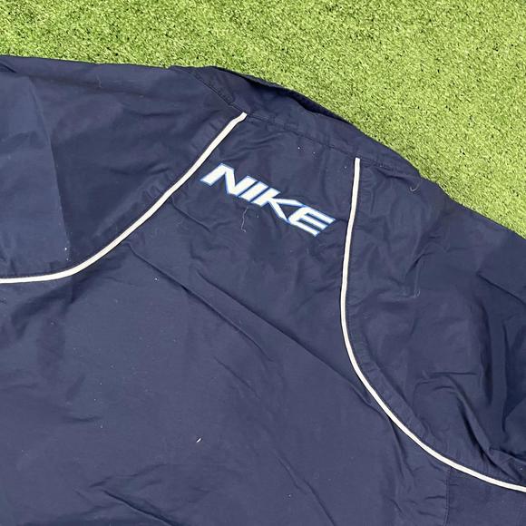 1990s Blue and Gray Nike windbreaker - Picture 3 of 4